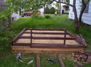 shed in progress