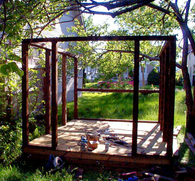 shed in progress