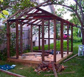 shed in progress